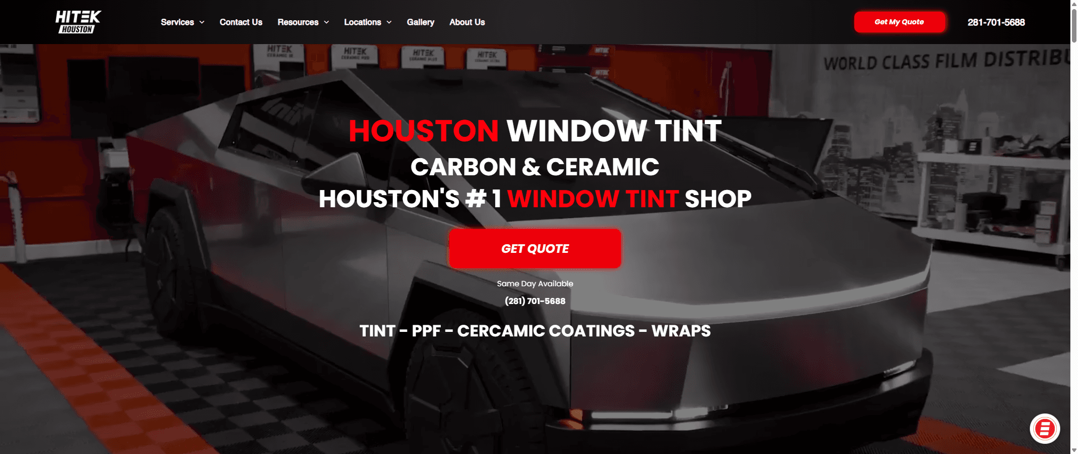 HITEK Houston website