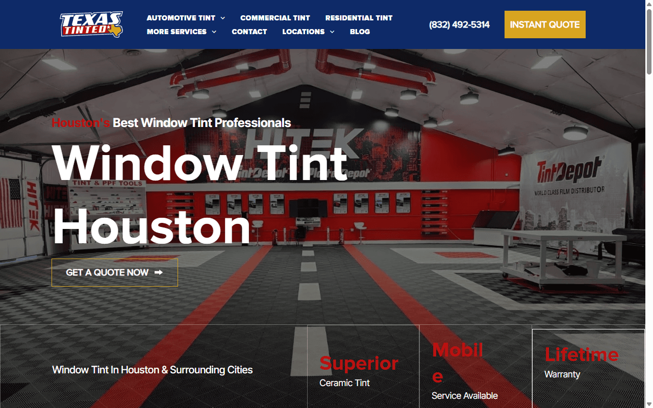 Texas Tinted website